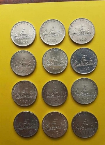 500 lire caravelle argento - caravelle,
