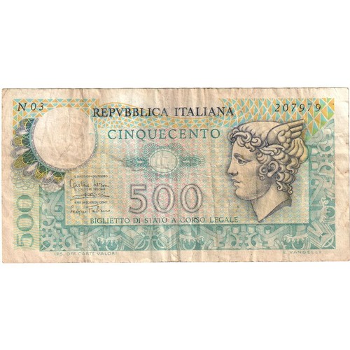 196420 italy 500 - italy,, lire