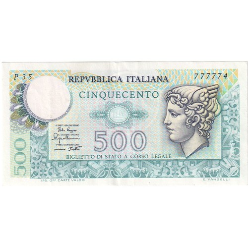 1234133 italy 500 - 500, lire