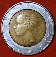 Italy 500 Lire KM# 111